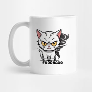 CUTE ANGRY CAT/FURRNADO Mug